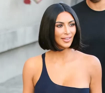 la coupe au carré de kim kardashian 2023 slob bob coiffure tendance