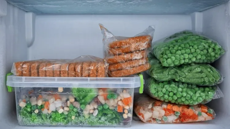 légumes à ne pas congeler perte couleur nutriments changements saveur