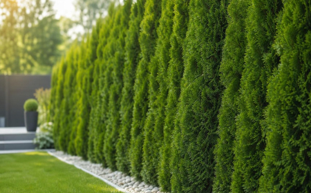 meilleurs arbres pour une haie persistante haute brise vue vent jardin croissance rapide entretien facile plantation septembre