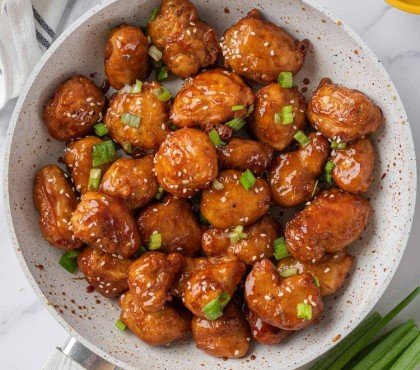 recette de poulet au miel à la poêle repas chinois dîner express