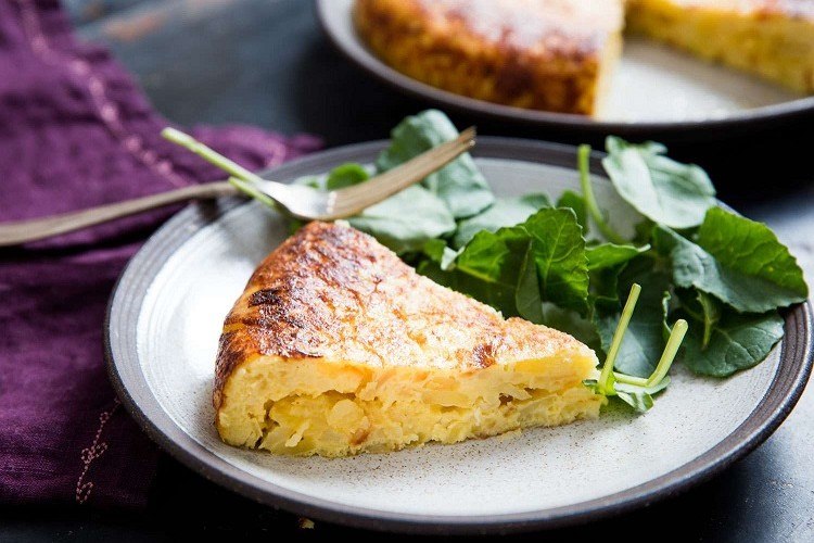 tortilla espagnole traditionnelle recette tapas espagnol maison végétarien sans viande apéro facile rapide