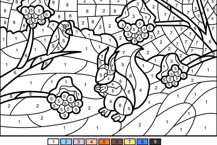 Coloriage adulte numéroté à imprimer gratuitement : + 20 idées