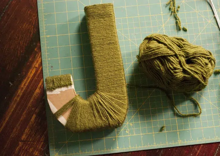 brico utile pour ado décoration chambre personnalisée lettre 3d fil tricoter