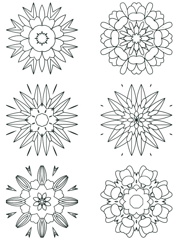 coloriage mandala fleurs à imprimer