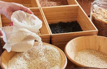 comment conserver le riz variétés blanc privé nutriments brun utile