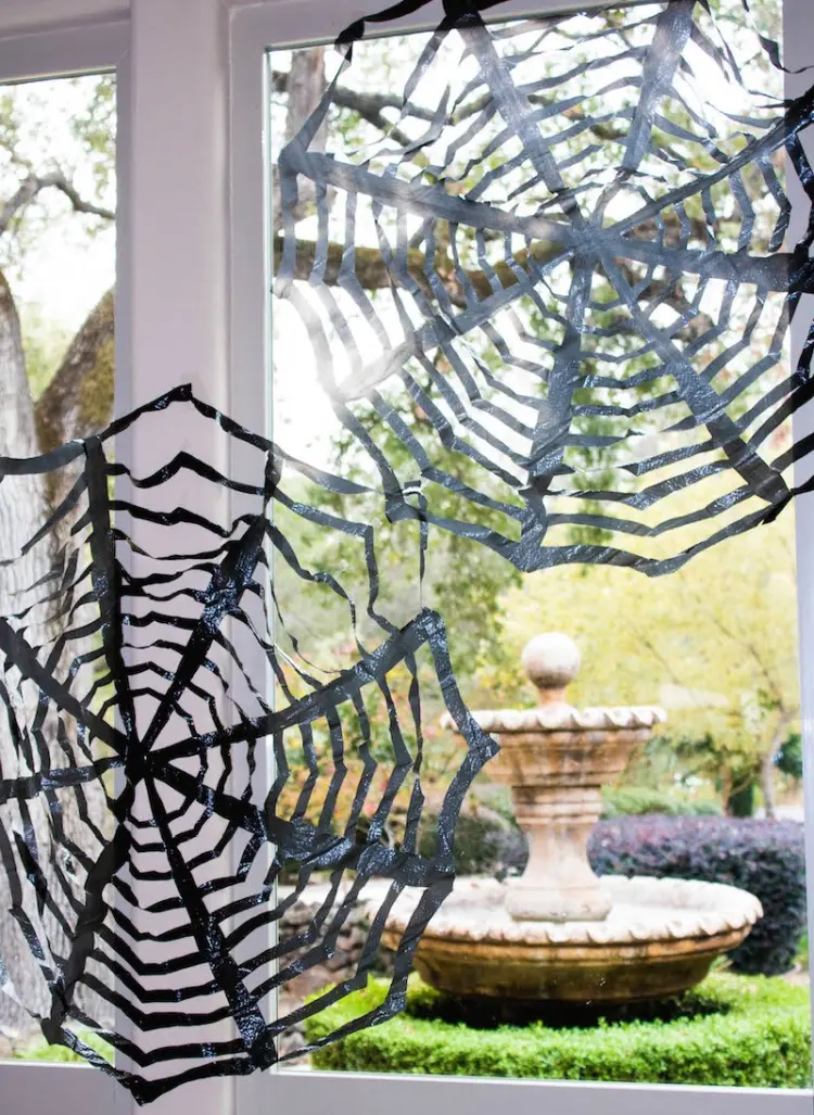 comment fabriquer des toiles d'araignée pour halloween diy idées