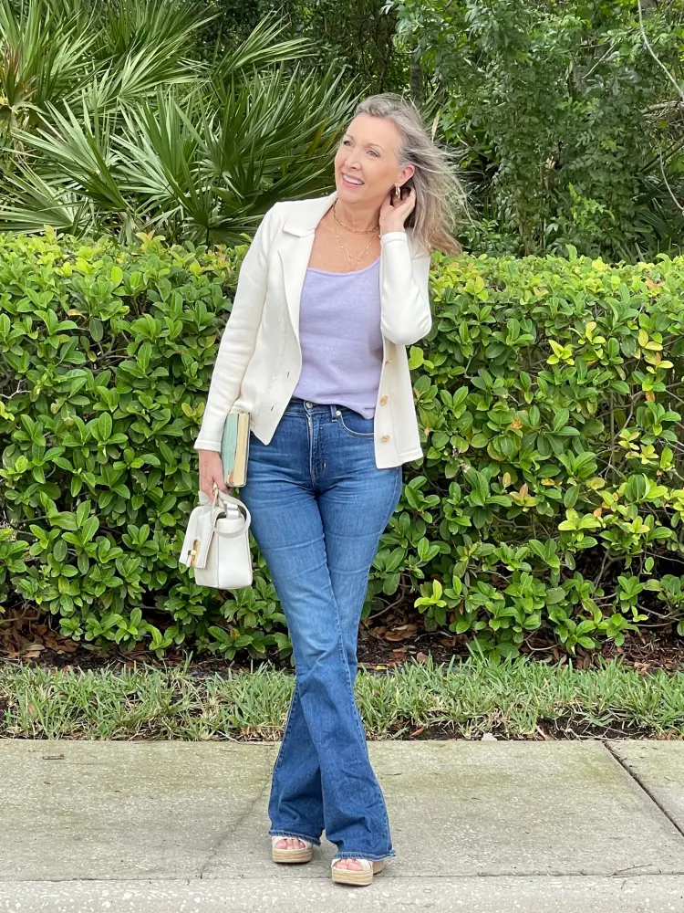 comment porter le jean à 60 ans femme