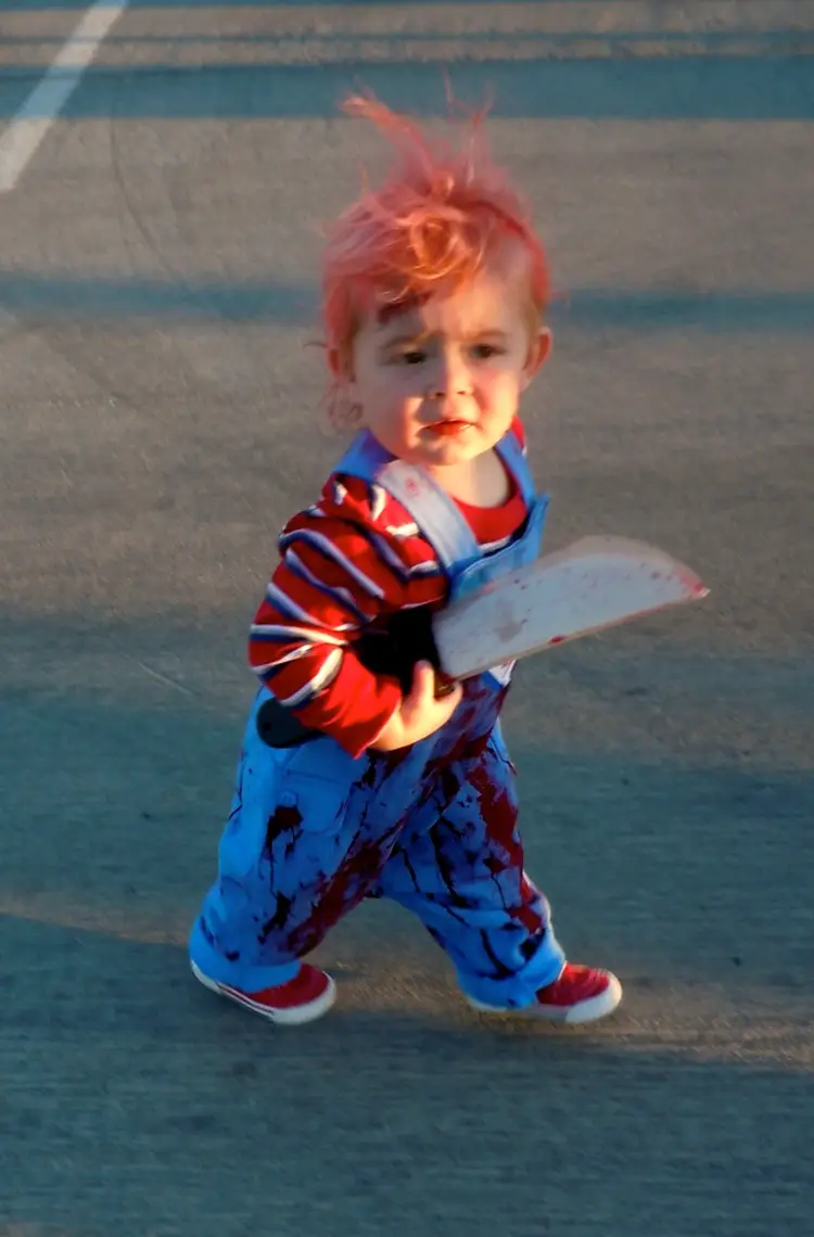 déguisement halloween enfant pour petit garcon costume chucky bambin