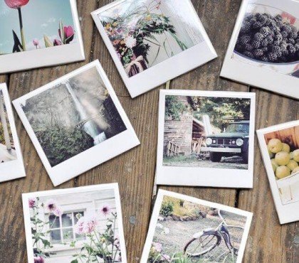 idée de bricolage utile pour ado sous verres polaroid photos instagram
