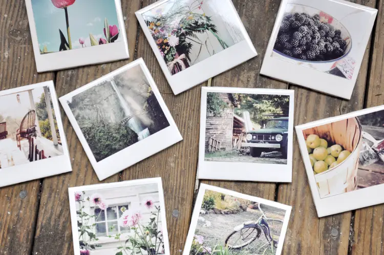 idée de bricolage utile pour ado sous verres polaroid photos instagram