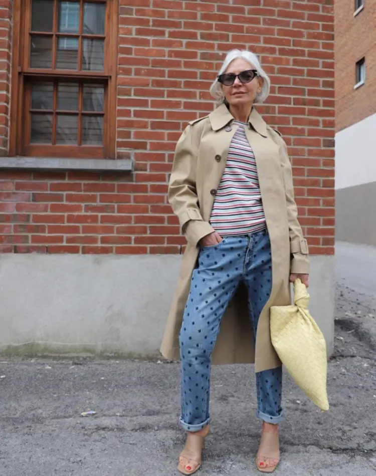 mode automne hiver femme 60 ans looks tendance jeans idées