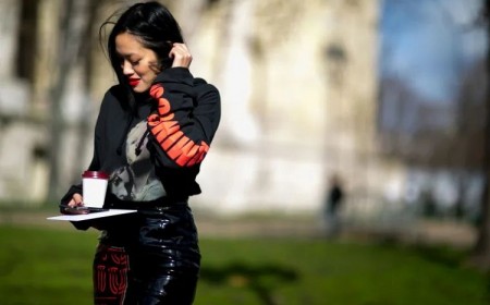 modèles tendance hoodies noir femme cropped à capuche long court automne hiver 2023