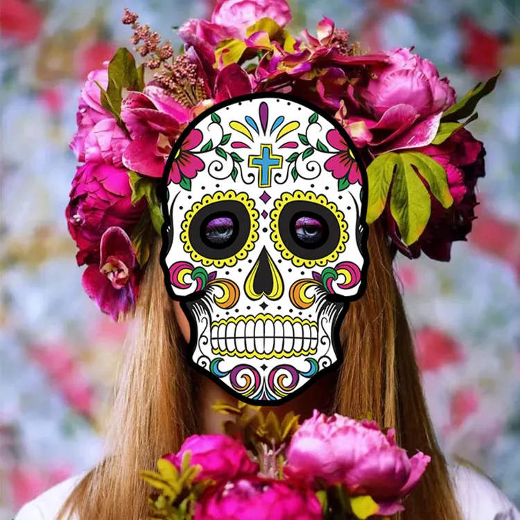 masque mexicain fête des morts alibaba