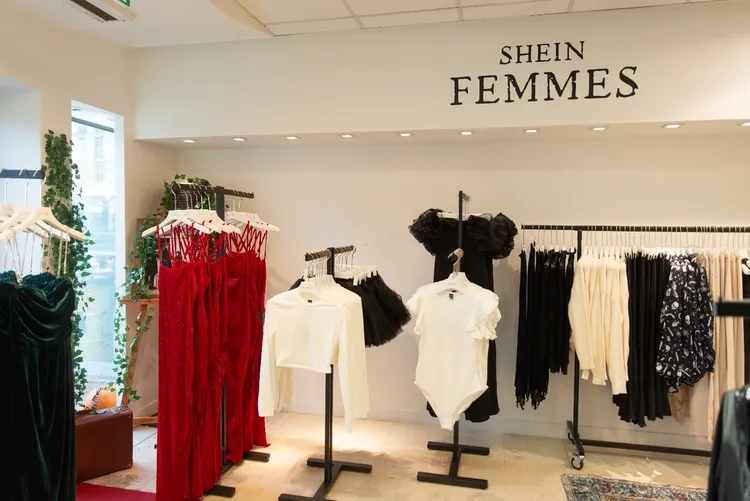 pop up shein lille en octobre collection vêtements femme