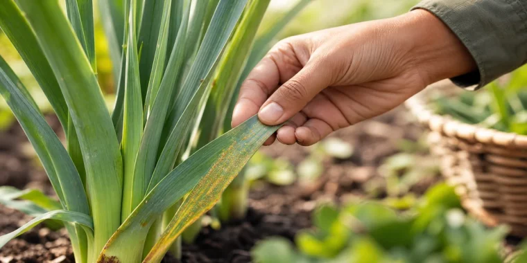 rouille du poireau traitement naturel & astuces sur comment l'éviter