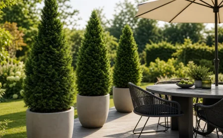 arbre persistant à croissance rapide brise vue leigh clapp