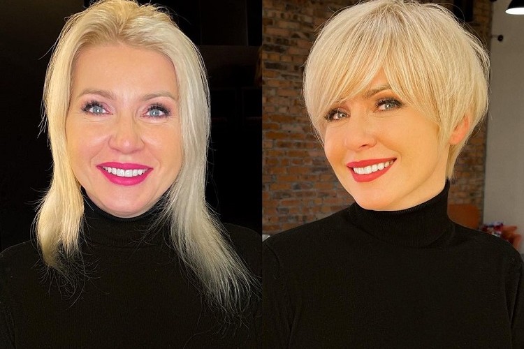 Quelle coupe dégradée effilée femme pour rajeunir son visage, même