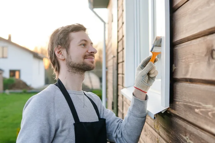 comment nettoyer les encadrements des fenêtres traiter bois poncer repeindre peinture latex
