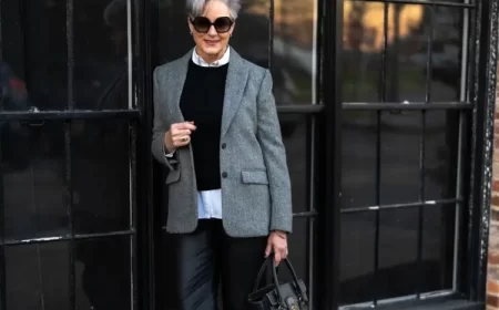 comment porter le pantalon similicuir après 50 ans femme