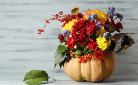 composition florale avec citrouille idée diy déco automne