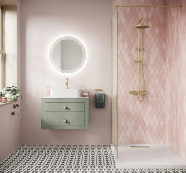 couleur année 2024 tendre cocon dulux valentine déco salle de bain moderne