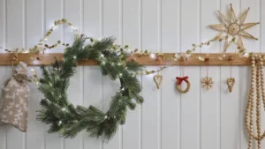 couronne de noel lumineuse led 2023