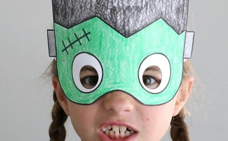 masque halloween à imprimer découper colorier gratuitement