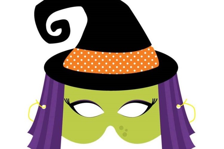 Masque Halloween à imprimer gratuitement et découper - 12 loups qui