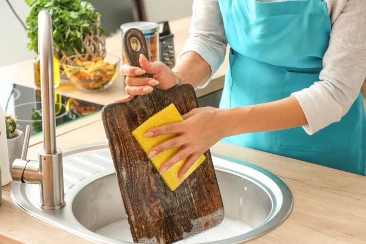 comment enlever les taches sur une planche a decouper en bois plastique huile citron