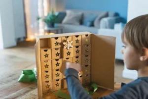 comment fabriquer un calendrier de l'avent en carton