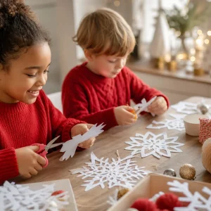 bricolage ecolo pour enfants en hiver