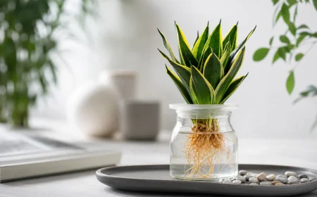 comment faire une bouture de sansevieria multiplier plante serpent