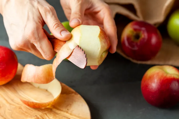 comment utiliser les pelures de pomme
