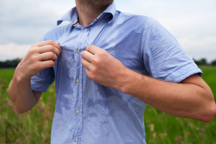 enlever l'odeur de transpiration sur les vêtements transpirer phénomène naturel normal souffrir anhidrose