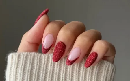 ongles tendance manucure élégante chic rouge vernis à ongle couleur nailsbyalsn