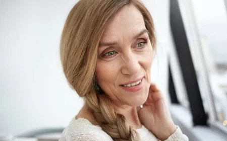 tresse bohème sur le côté femme 60 ans coiffure rajeunissante tendance