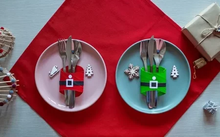 rond de serviette fait maison pour noël à partir de rouleau de papier toilette