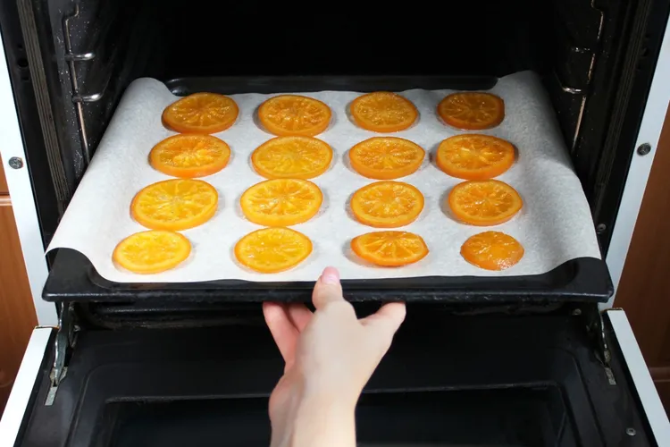 comment faire des oranges séchées au four