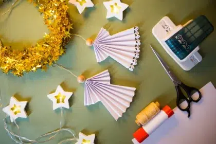 comment faire un ange pour noel en papier perles bois facile et rapide décoration diy enfants