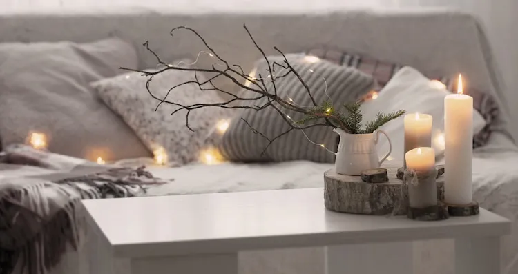 déco de table scandinave hiver facile simple minimaliste cocooning