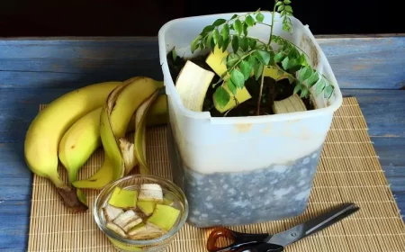 engrais maison avec pelures de banane