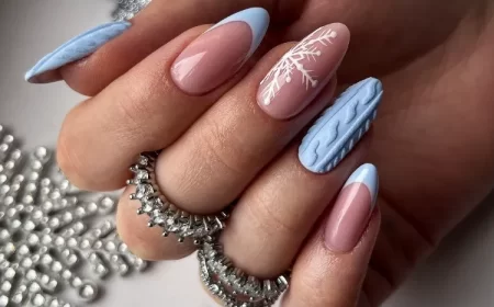 ongle effet pull accent décoration tendance 2024 nail art chic instagram