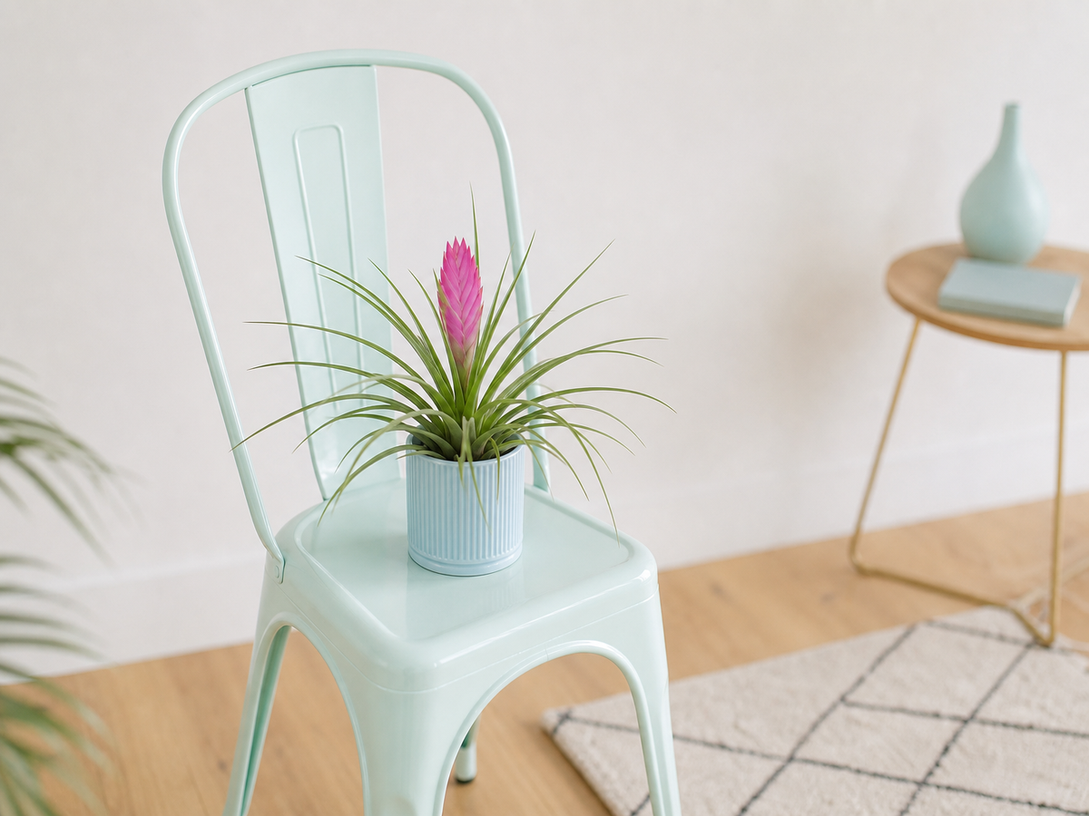 tillandsia plante intérieur sans entretien sans lumière pour salle de bain toilettes humide sombre sans fenêtre