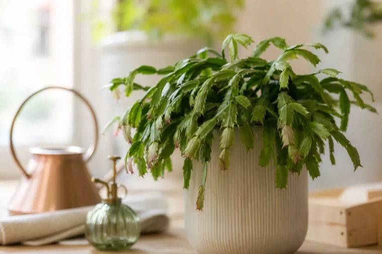 astuces comment faire repartir un cactus de noel schlumbergera malade qui tombe feuilles molles bouturate