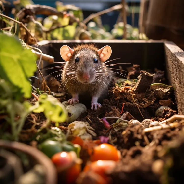 est ce que le compost attire les rats