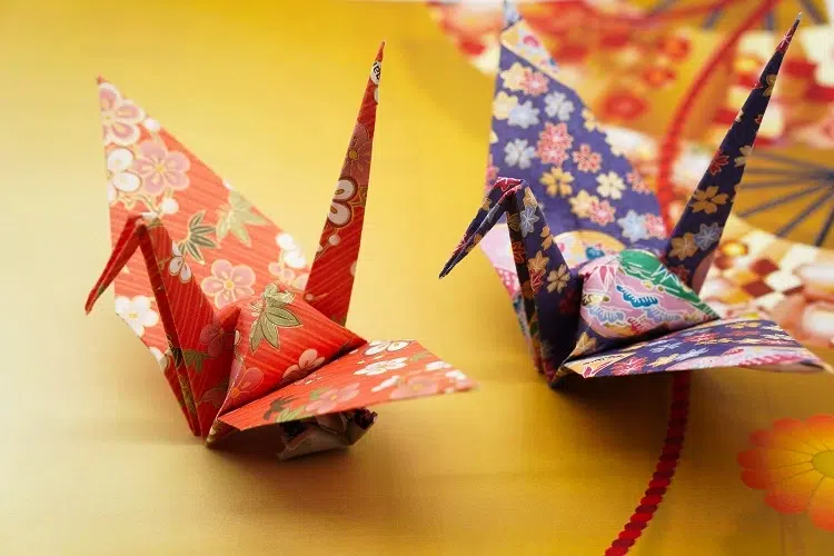 origami porte bonheur