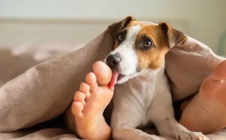 pourquoi mon chien me lèche les pieds est ce normal