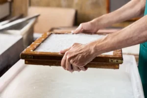 tuto fabriquer du papier naturel soi meme à partir de plantes comment faire par étapes
