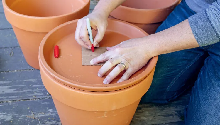 comment fabriquer un composteur cuisine balcon pots en terre cuite par étapes tuto