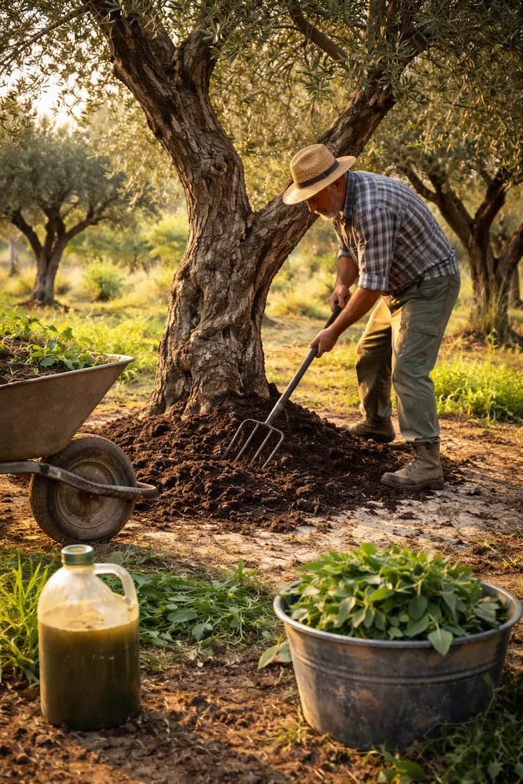 comment utiliser la cendre de bois pour fertiliser un olivier
